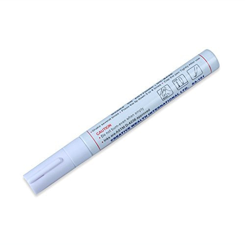 5pc White Tire Paint Pen Marker Permanent Waterproof Acrylic Soy