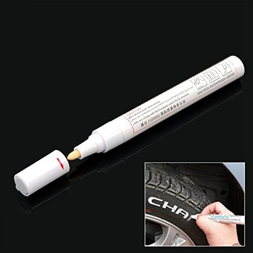 White Tire Pen, (Permanent Universal Tire Waterproof Paint Marker) – B8  Drivers
