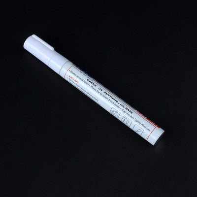 White Tire Pen, (Permanent Universal Tire Waterproof Paint Marker)