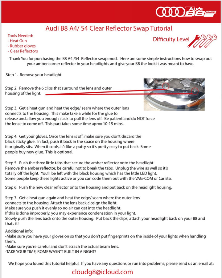 Custom Headlight Reflectors